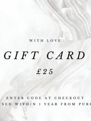 Virtual Gift Card - £25