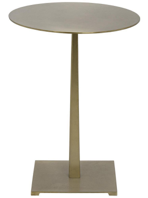 Noir Stiletto Brass Side Table