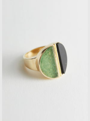 Chunky Colour Block Ring