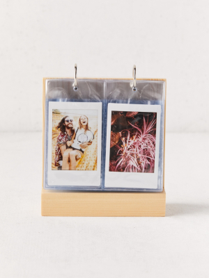 Tabletop Wood Flip Instax Mini Picture Frame