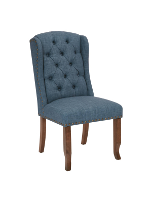 Jessica Tufted Wingback Dining Chair - Osp Home Furnishings