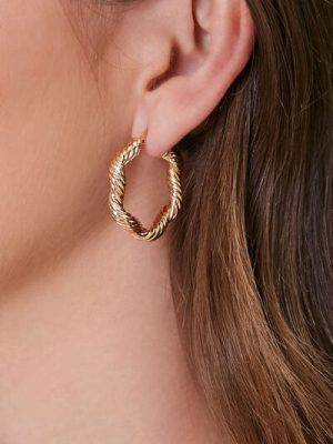 Twisted Hoop Earrings