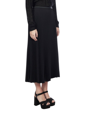 Prada Pleated Midi Skirt