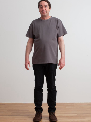 Mason Tee - Solid Charcoal