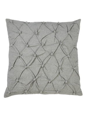 Down Filled Pintucked Pillow - Saro Lifestyle