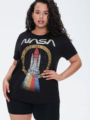 Plus Size Nasa Graphic Tee