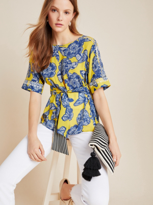 Marita Tie-front Blouse