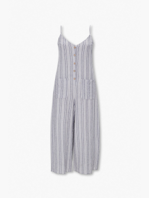 Striped Wide-leg Jumpsuit