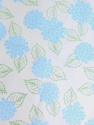 Japanese Handkerchief, Tenasen, Blue Hydrangea