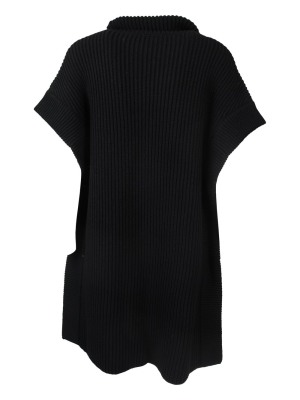 Versace Safety Pin Knit Cape