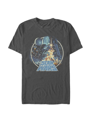 Men's Star Wars Classic Scene Circle T-shirt