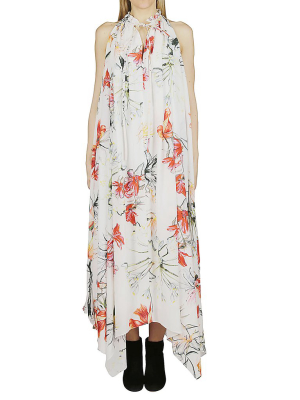 Alexander Mcqueen Floral Print Dress