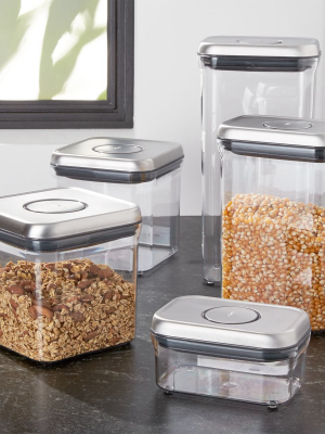 Oxo ® Steel Pop Containers, Set Of 5