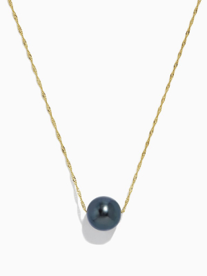 Effy 14k Yellow Gold Tahitian Pearl Necklace