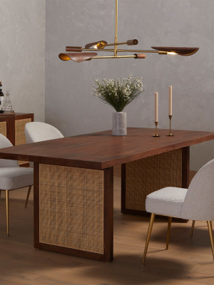 Goldie Dining Table - Toasted Acacia