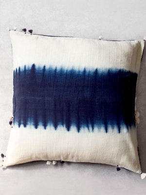 Indigo Dip-dyed 20" Pillow