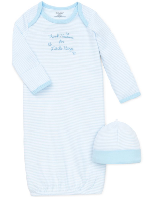 Thank Heaven For Little Boys Sleeper Gown And Hat