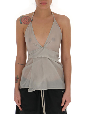 Rick Owens Laura Halter-neck Blouse