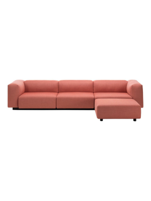Soft Modular Three-seater Sofa With Chaise