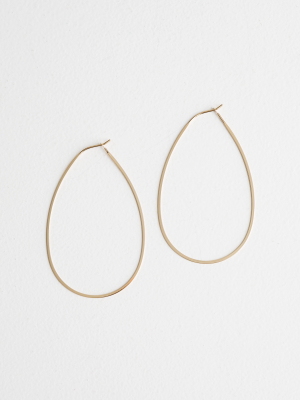 Droplet Hoop Earrings