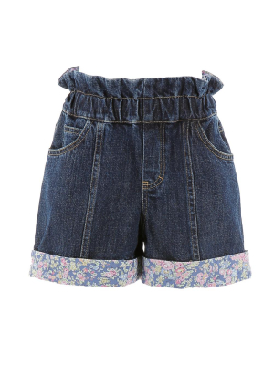 Printed Cuff Shorts