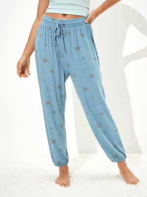 Ae Plush Super High-waisted Boyfriend Jogger Pant