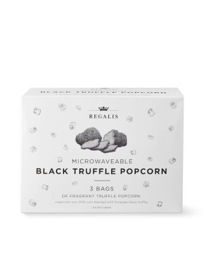 Regalis Microwavable Black Truffle Popcorn