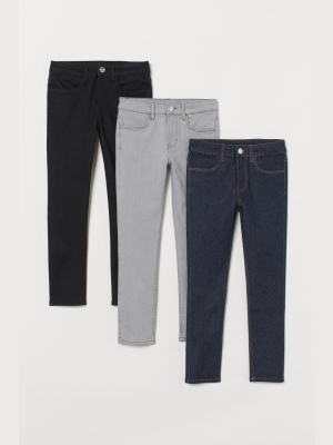 3-pack Skinny Fit Jeans