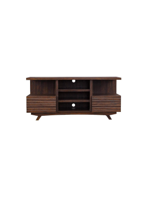 Hearthpro Soho Media Console In Mahogany - Sp6555-om