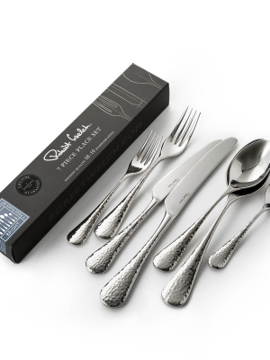 Honeybourne Bright Cutlery Place Setting, 7 Piece