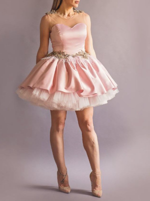 Mommy Blush Swan Dress