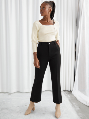 Tailored Press Crease Trousers