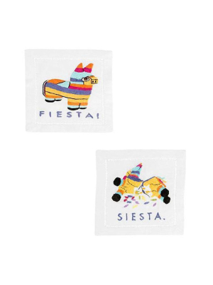 August Morgan Fiesta Siesta Set Of 4