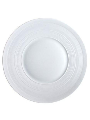 Hemisphere White Dinner Plate