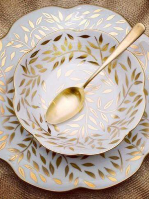 Royal Limoges Olivier Gold Soup / Cereal Bowl - Large