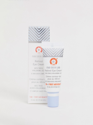 First Aid Beauty Skin Lab Retinol Eye Cream With Hyaluronic Acid 0.5 Fl Oz