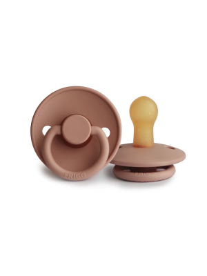 Frigg Natural Rubber Pacifier In Rose Gold