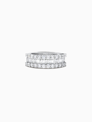 Effy Classique 14k White Gold Diamond Ring, 1.59 Tcw