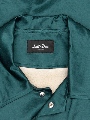 Just Don Ultrasound Coaches Jacket - Forest Green