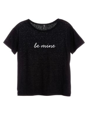 Be Mine [distressed Women's 'baby Tee']