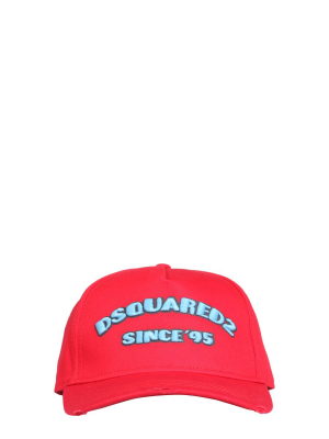 Dsquared2 Logo Embroidered Baseball Hat