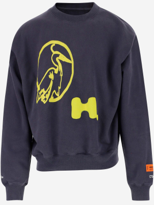 Heron Preston Graphic Print Sweatshirt