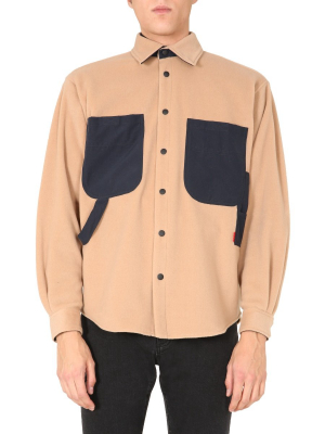 Msgm Pocket-detailed Fleece Shirt