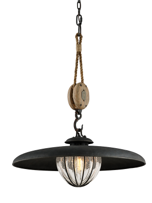 Murphy Pendant With Shade Medium By Troy Lighting