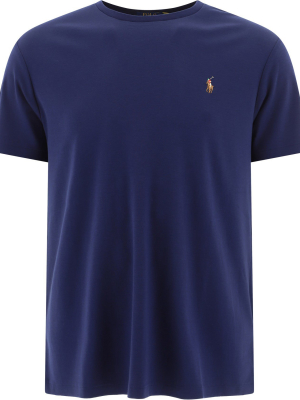 Polo Ralph Lauren Logo Embroidered Crewneck T-shirt