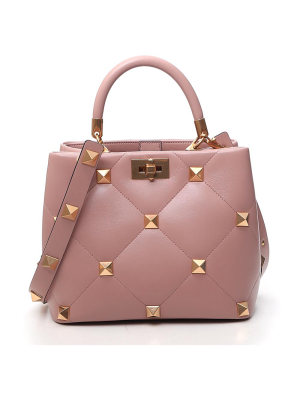 Valentino Garavani Roman Stud Top Handle Bag