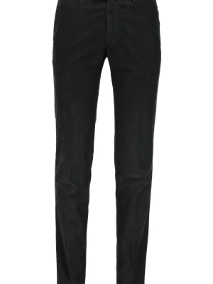 Slim Fit Trouser Cord Black