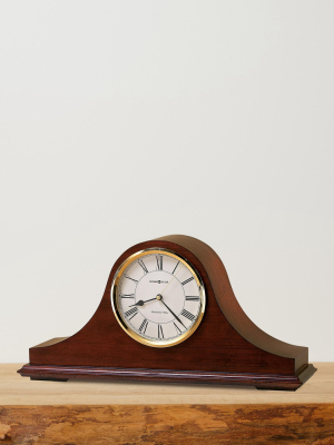 Howard Miller Christopher Mantel Clock 635-101 – Windsor Cherry Wood With Quartz & Single Chime Movement