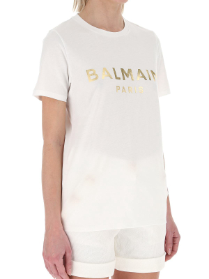 Balmain Logo Printed T-shirt