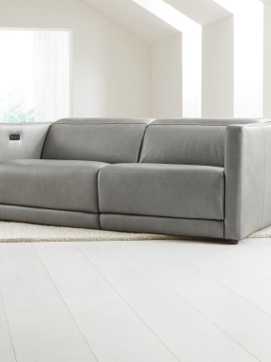 Russo Leather Power Reclining Sofa